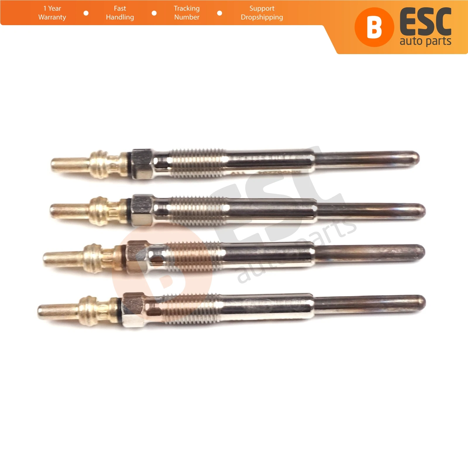 

ESC Auto Parts EGP29-1 4 Pcs Heater Glow Plugs GX4098, 596099, GN063 for Ford Citroen Peugeot Jaguar 2.2 Ship From Turkey