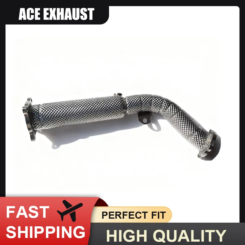 

ACE High Quality Exhaust Pipe for Audi A4 A5 Q5 B8 2.0T Exhaust Downpipe with Catalytic Converter SUS304 Exhaust Headers