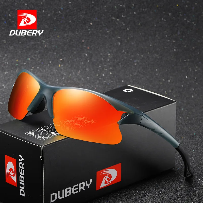 DUBERY New Cycling Polarized Sunglasses Bike Photochromic Outdoor Sun Glasses TAC Goggles Eyewear sports Accessory Goggles