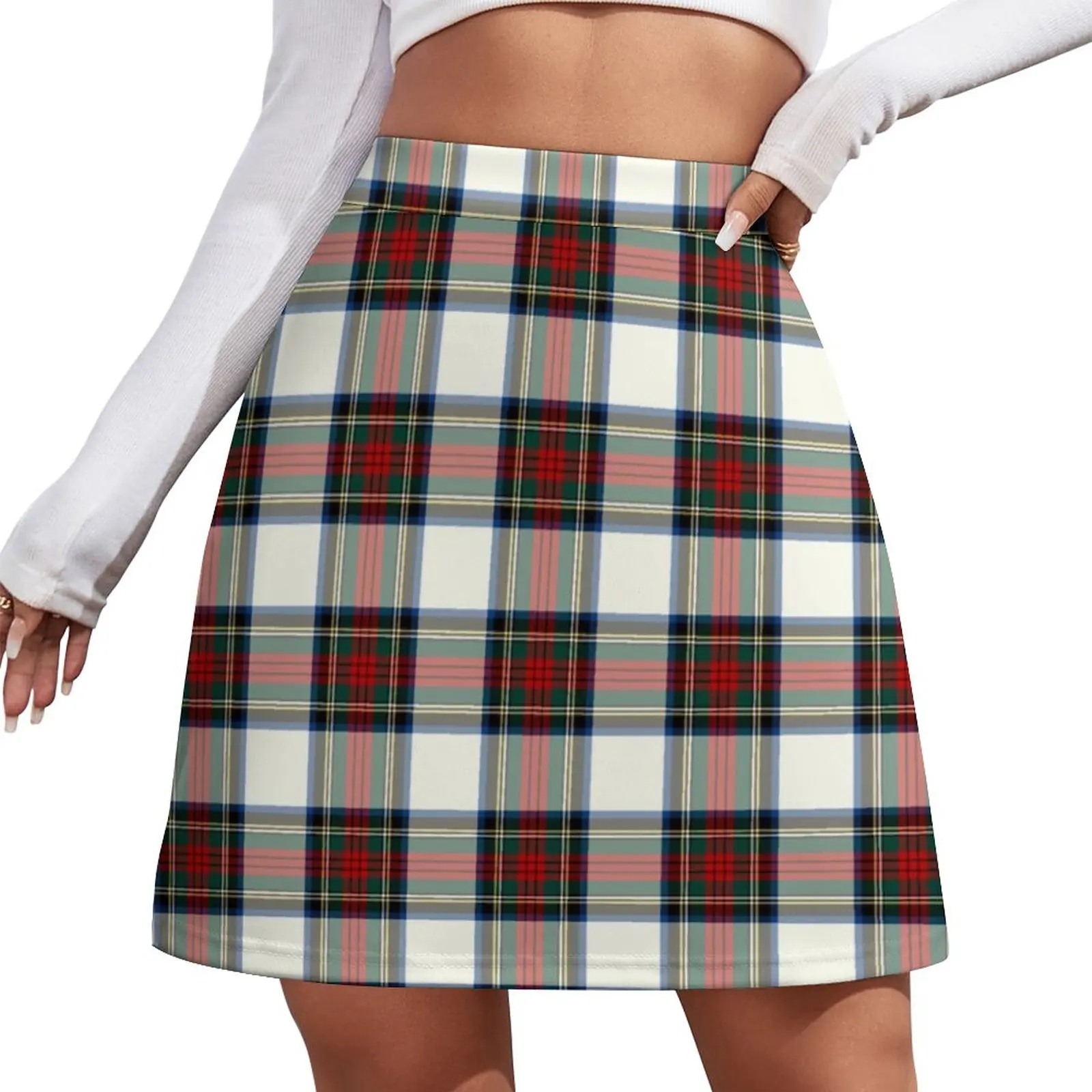 

Clan Stewart Dress Tartan Mini Skirt Clothes for summer korean style women clothing