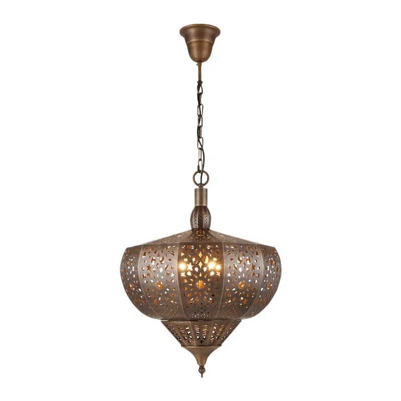 

Man Coffee Retro Hotel Bar Project Chandelier, Moroccan American Country Bar Light, Corridor Aisle