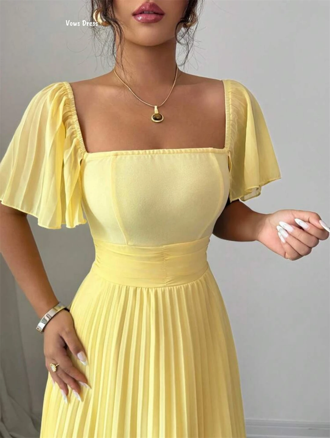 Vows Custom Made Ball Gowns ชีฟองชุดราตรีสําหรับหรูหราชุดปาร์ตี้ผู้หญิง 2025 ผู้นําสายสําหรับเด็กชุดพรหม