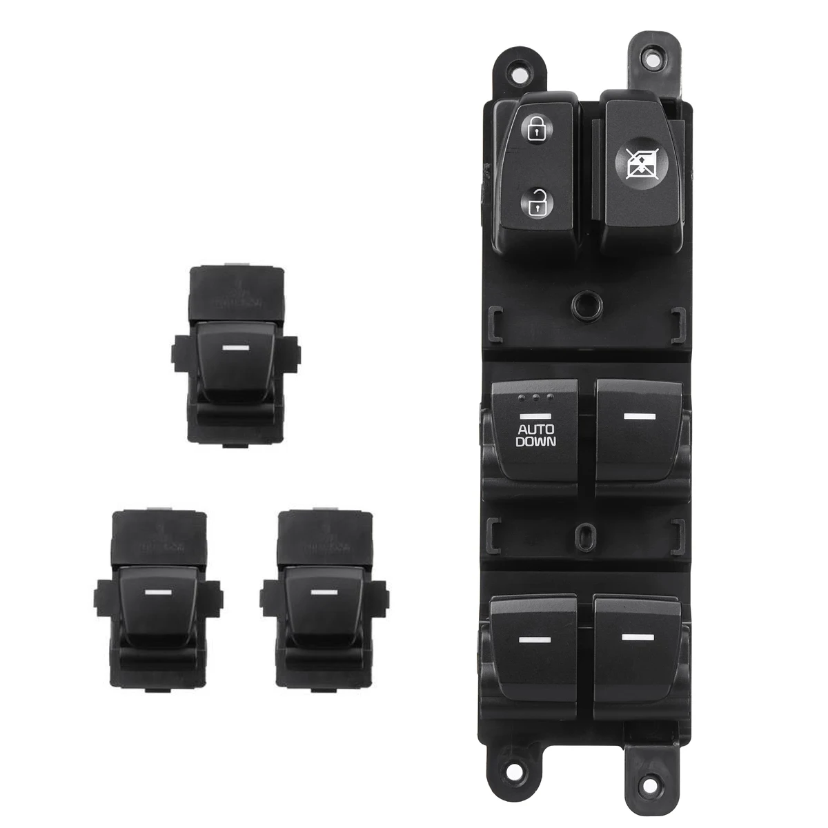 

Car Window Master Lifter Control Switch for Hyundai IX25 Creta 93570-C91004X 93570C91004X Auto Down with Backlight