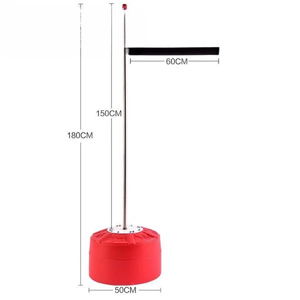 Taekwondo Kick Training with Quick Lock with Boxing Speed Trainer Rotating Target and Strike Stick