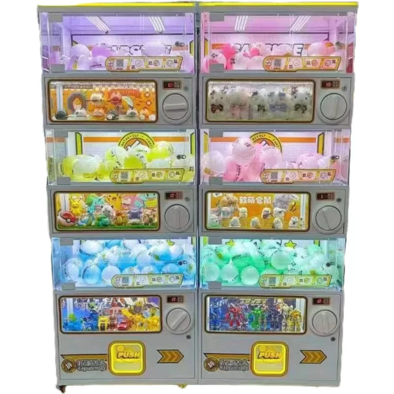 Coin Operated Capsule Toy Vending Machine Gashapon Arcade Games Machine