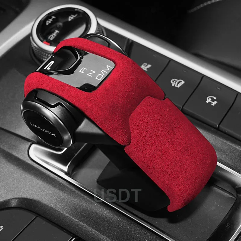 

Made of Alcantara Suede Leather Car Gear Shift Knob Cover Gears Cap For Great Wall WEY Tank 300 2021 2022 2023