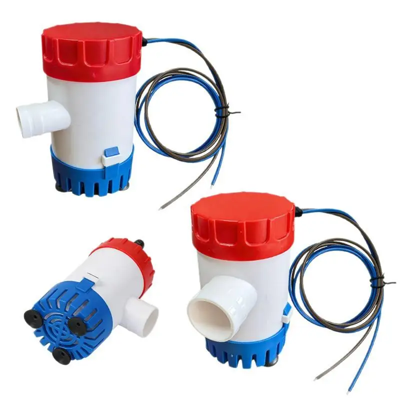 12V Vacuum Water Pump Submersible Marine Boat Bilge Pump 1100GPH Water Pump Used In Boat Seaplane Motor Homes Houseboat
