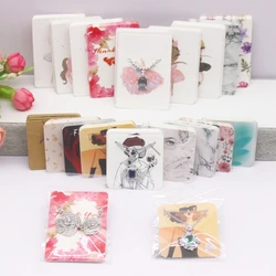 50pcs 5x5/5x7cm necklace display card necklace set pendant packaging hang tag