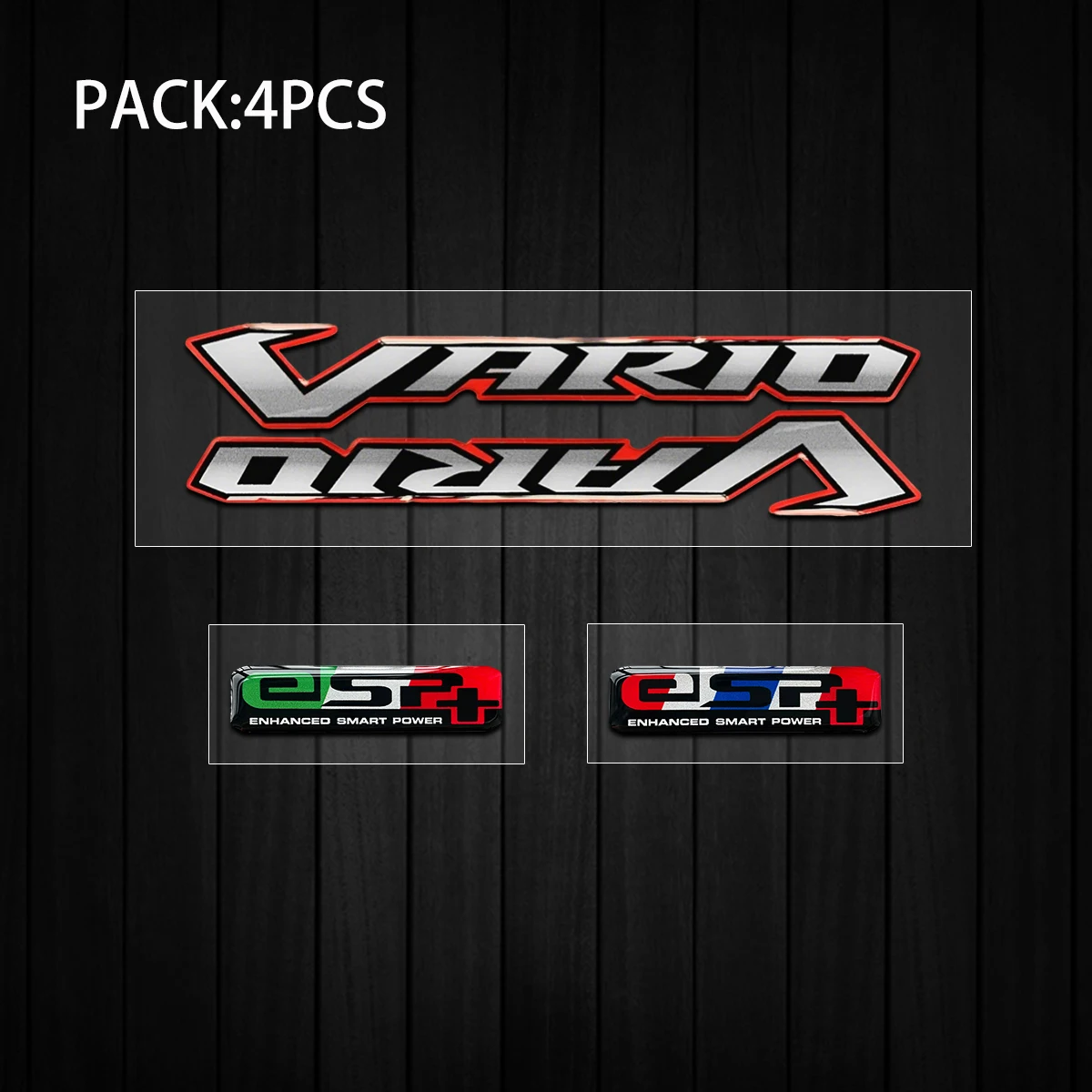 Vario Emblem 3D Epoxy Resin Stickers Motorcycle Parts Accessories Moto Body Badge Logo Decal for Vario 150 Vario 125 Vario 160
