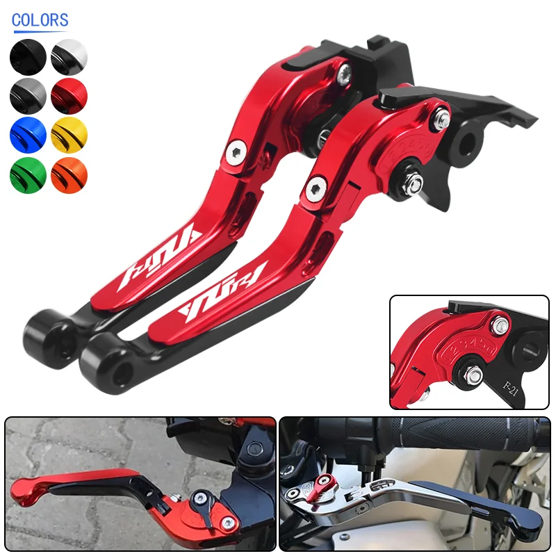 

For YZF-R1 YZFR1 YZF R1 R1M R1S 2015-2023 2024 Folding Extendable Brake Clutch Levers Motorcycle Accessories Adjustable Handle