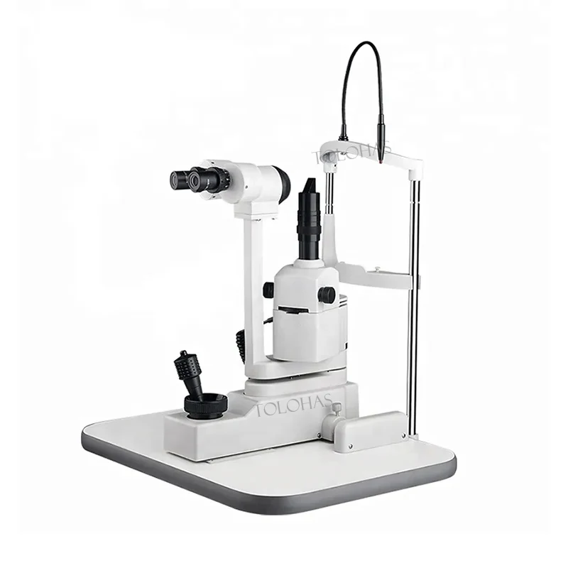 LHV20 Hospital Eye examination Unit One Steps Magnifications Handheld Slit Lamp Microscope