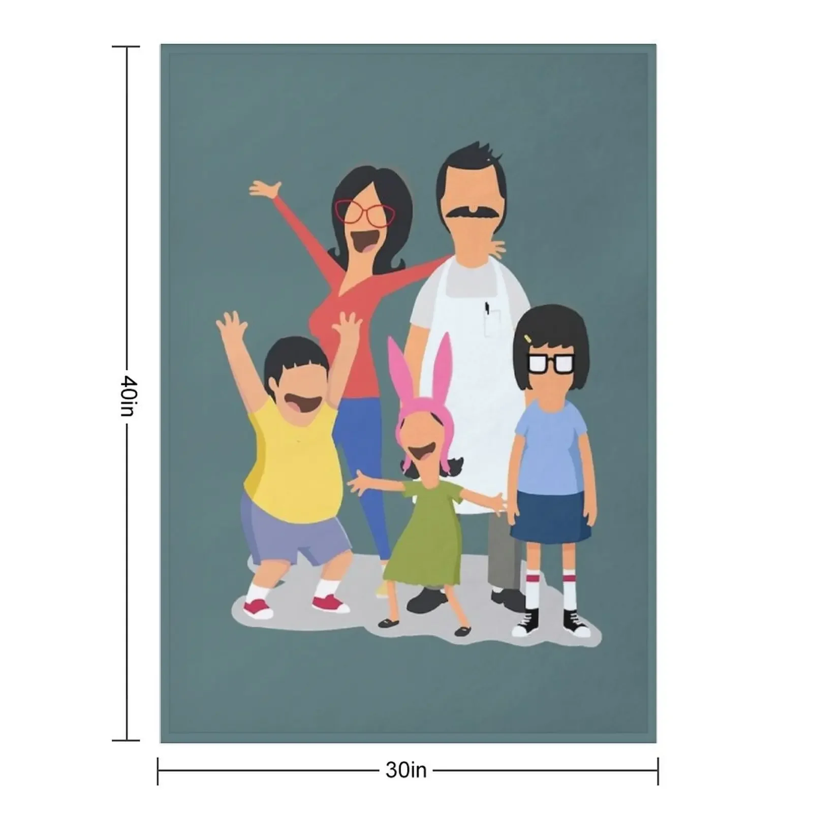 Minimal Belchers Throw Blanket halloween Warm Furry Luxury Blankets