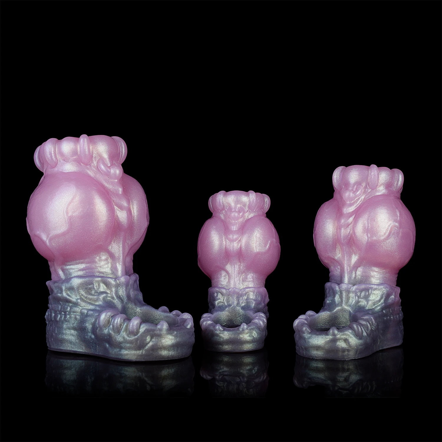 SHAZ الذئب الكلب عقدة لتوسيع القضيب مع مكافحة الإفلات الشرج المهبل تحفيز الجنس لعب للرجال سيليكون خاتم الديك دسار كم #3