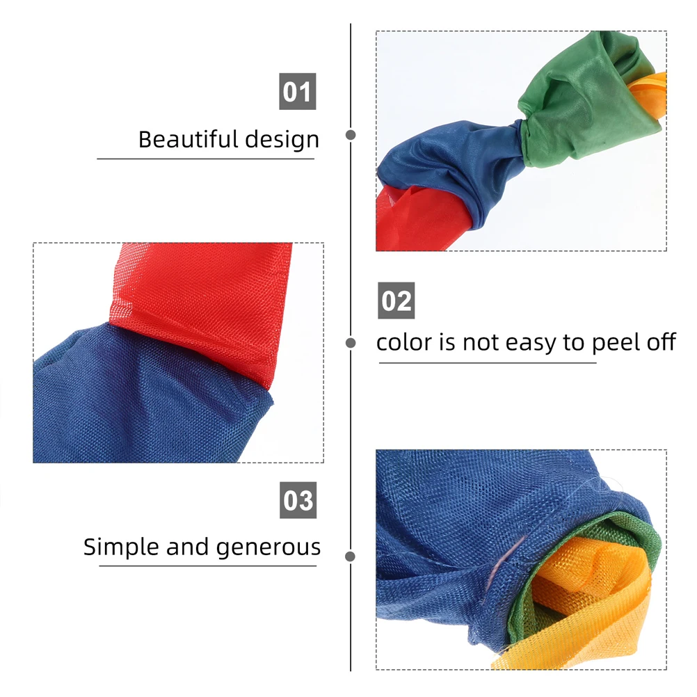 

6pcs Colorful Magician Trick Scarf Color Changing Gimmick Scarves Funny Party Performance Prop Lightweight Stage Accessory Kids
