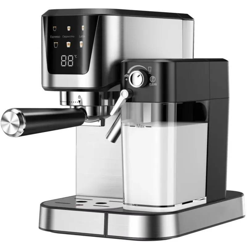 STLF 20 bar pressure semi-automatic espresso machine, one-click frother, cappuccino latte machine
