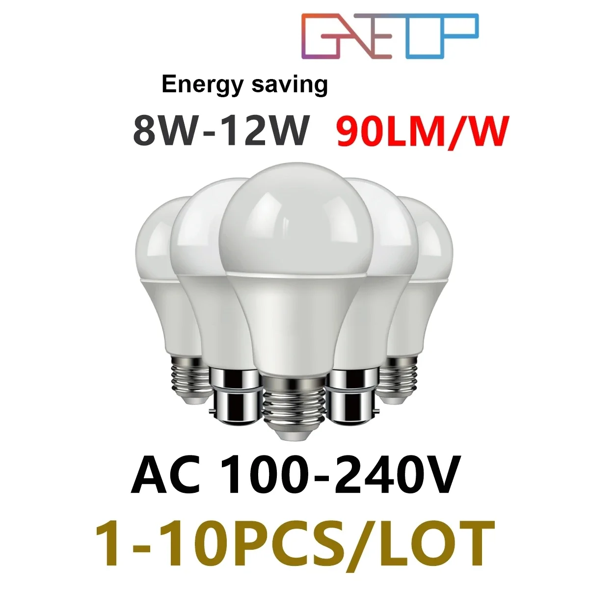 

A60 lampara led AC100V-240V bulb lights E27 B22 8W-12W 90lm/W High Lumen lighting for living room led bulbs for house for home