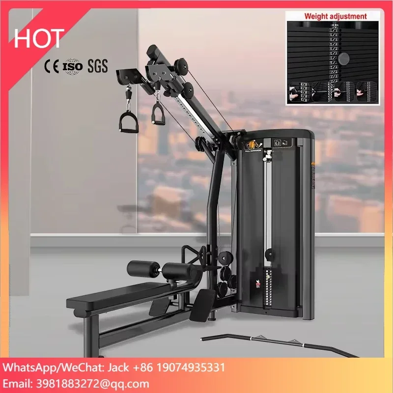 Commercial Gym Fitness Equipment Arms Shoulder Strength Training Lat Pull Down Bodybuilding Machine