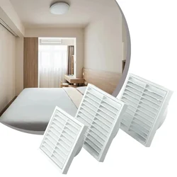 1pcs Plastic Grille Air Outlet Fresh Air Exhaust Outlet Wall Ceiling Air Conditioner Outlet Pipeline Ventilation Grilles Cover