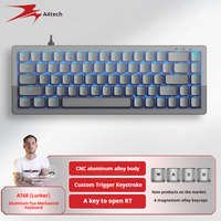 A4tech Bloody AT68 Infitrator LT Alpha Variable Speed Optical Axis Wired Aluminum Lump Alloy Mechanical Keyboard Esports Game