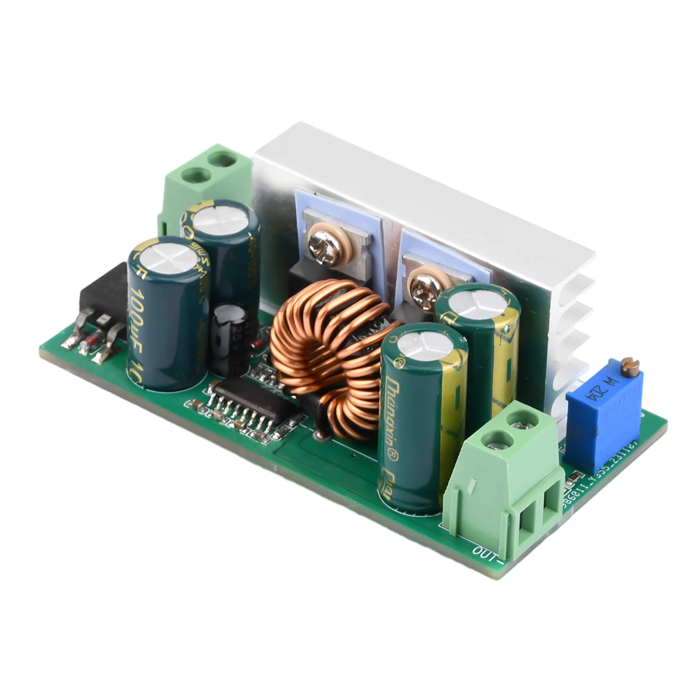 DC7V-60V to DC1.25-35V DC DC Adjustable Step-Down Module Conversion Module Aluminum Shell Buck Converter 10A MAX 15A