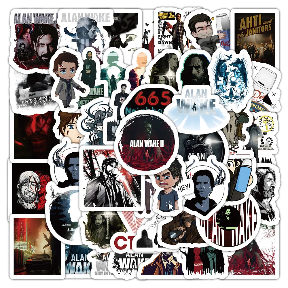 10/54 قطعة لعبة الرعب الإثارة القاتل الكتابة على الجدران ملصقات مقاوم للماء الهاتف سكيت سجل القصاصات الغيتار DIY بها بنفسك الشارات الزخرفية #2