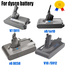 Battool 21.6V 6000mAh akumulator litowo-jonowy do Dyson V6 V7 V8 V10 FLUFFY V7 Animal Pro 225403 229687 odkurzacz akumulator