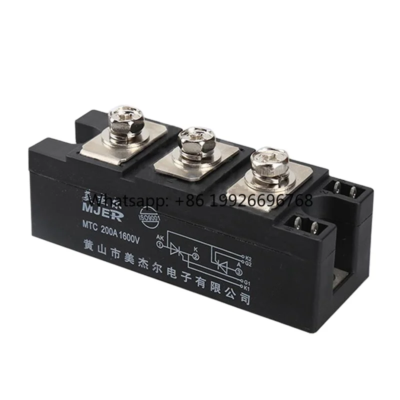 200A 1600V Thyristor 200A for Industrial Heating and Control Thyristor Power Module SCR MTC200A