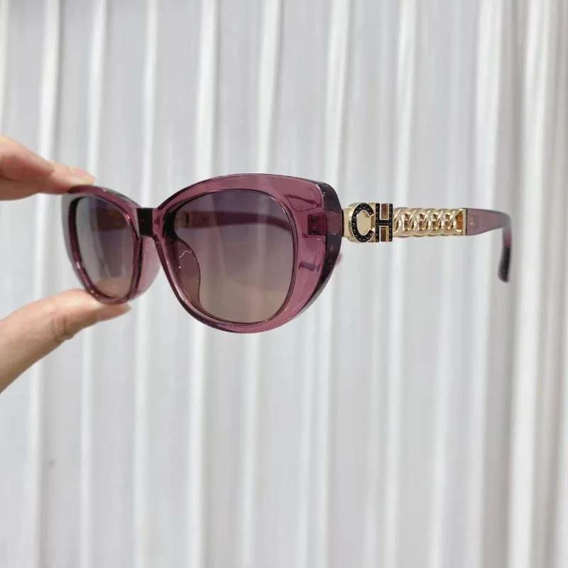 2025 جديد الاستقطاب مربع صغير النظارات الشمسية النساء الرجال رسالة موضة نظارات شمسية سلسلة النظارات المجوفة السيدات Gafas دي سول UV400