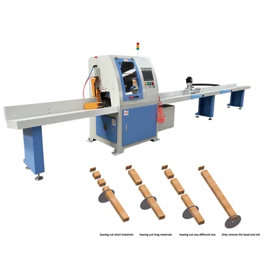 High speed Full Automatic Circular saw wood CNC Optimizing Cross Cut machine