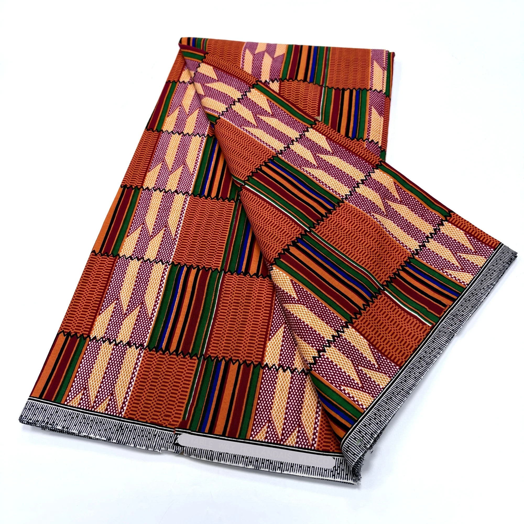 New Soft 100% Cotton African Real Wax Fabric 6yards Ankara Print Tissu Batik Pagne Loincloth For Women Dress ZF6-801-2