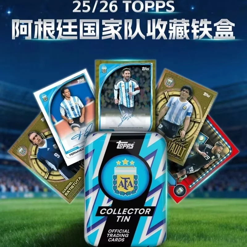 coleccion-de-tarjetas-coleccionables-de-la-seleccion-argentina-de-futbol-topps-2025-26-edicion-limitada-gran-venta