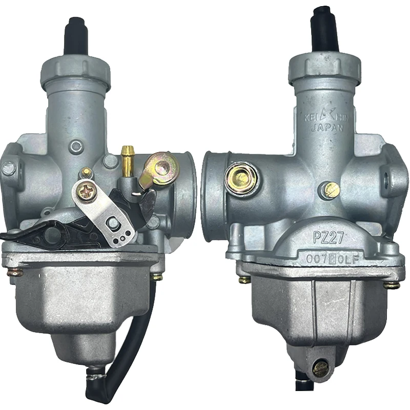 

PZ27 27 мм карбюратор для мотоцикла с ускоренным насосом, тросовым дросселем для WY125 CG150 125cc 150cc 175cc ATV Quad Go Kart Dirt Bike