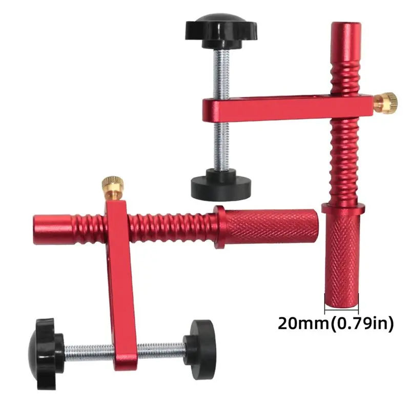 [NEWA76K!】 2Pcs Bench Dog Clamp,Dog Hole Clamps For Woodworking, Adjustable Aluminum Alloy Quick Acting Dog Clamp For MFT Table