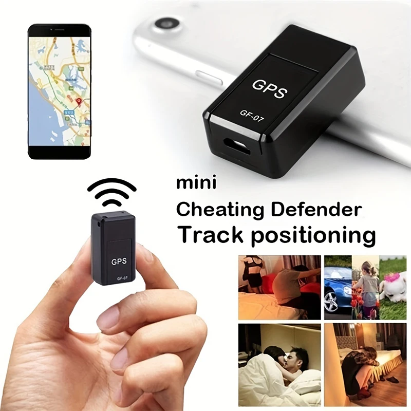 GF-07 Mini GPS Tracker Real Time Tracking Car Anti-Theft Anti-lost Locator Strong Magnetic Mount SIM Message Positioner For Pet