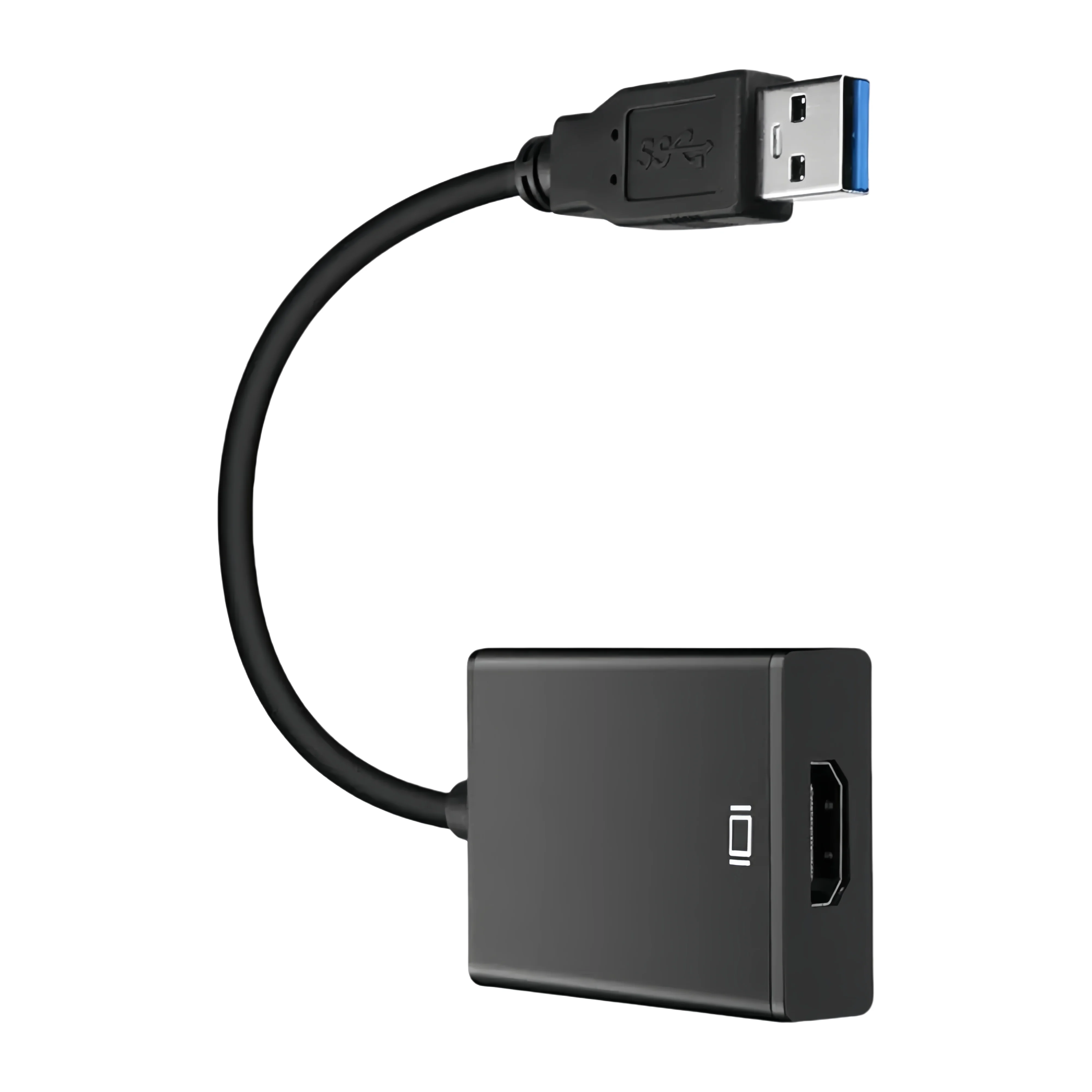 5 peças usb 3.0 para hdmi 1080p adaptador de áudio de vídeo plug play laptop pc projetor monitor de tv display externo cabos de áudio e vídeo