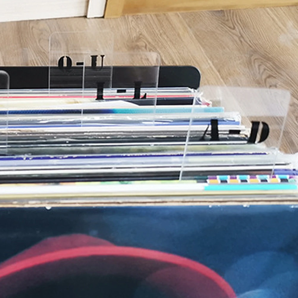 12 Pcs Classification Tag Card Vinyl Records Dividers CD Album Organizer Acrylic Dividersv File