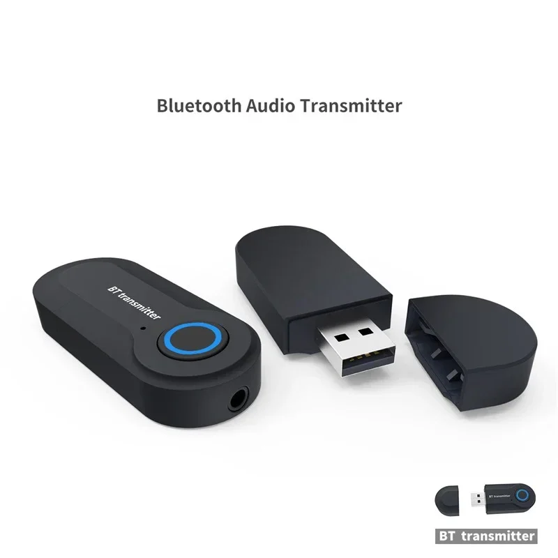 

USB Bluetooth Transmitter Audio Adapter TV Computer Bluetooth Audio Transmitter 3.5mm Audio Adapter