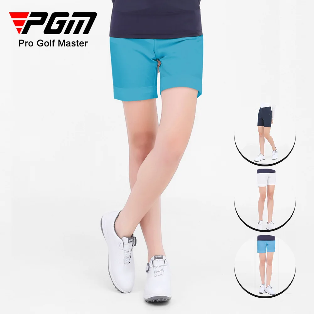 PGM Tennis Sweatpants Golf Clothes Shorts Women Summer Sports Polyester Ball Pants Lady Wear Shorts Quick Dry Breathable 4Colors