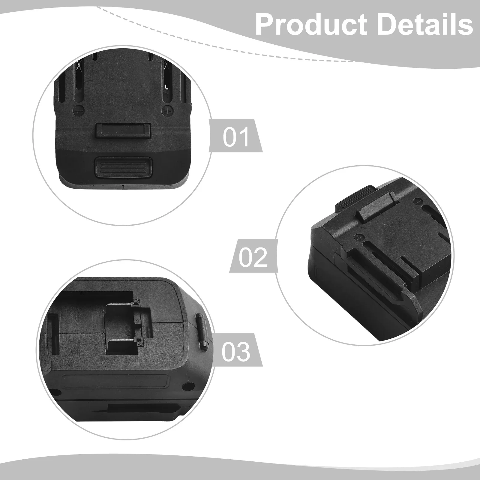 

Charger Battery Converter Home Efficient Long-lasting Longevity Metal Multi-functional Plastic Reliable Sturdy