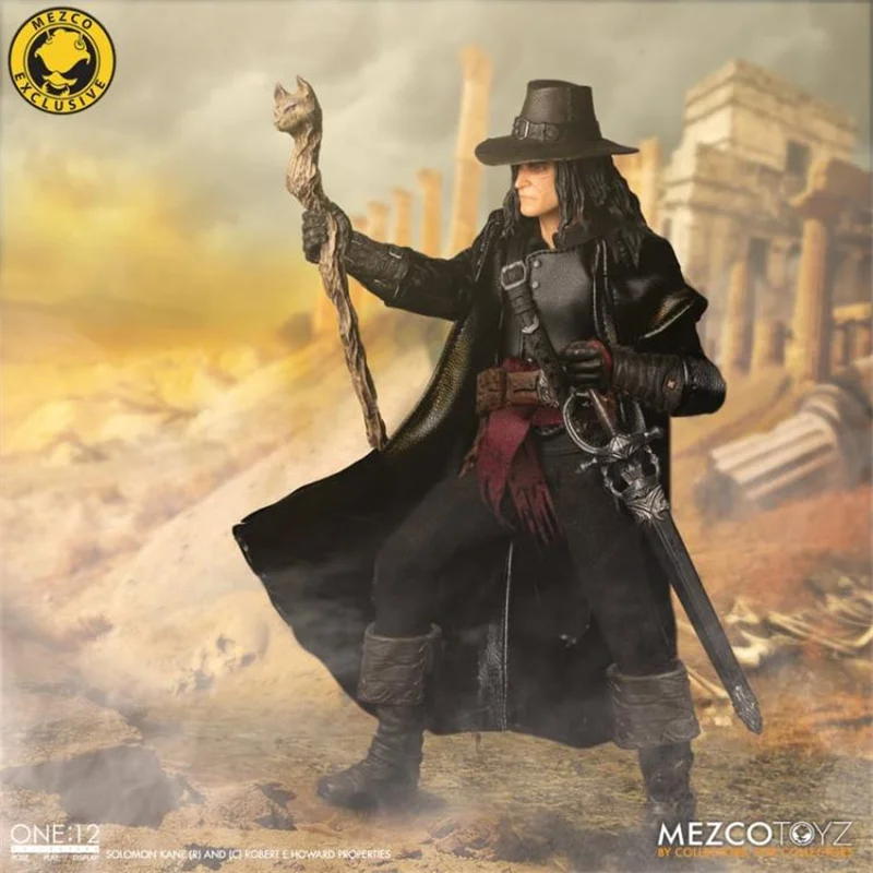 Mezco 1/12 Scale Male Soldier Solomon Kane Conan Series James Purefoy Full Set Collectible 6inch Action Figure Model Doll Toys