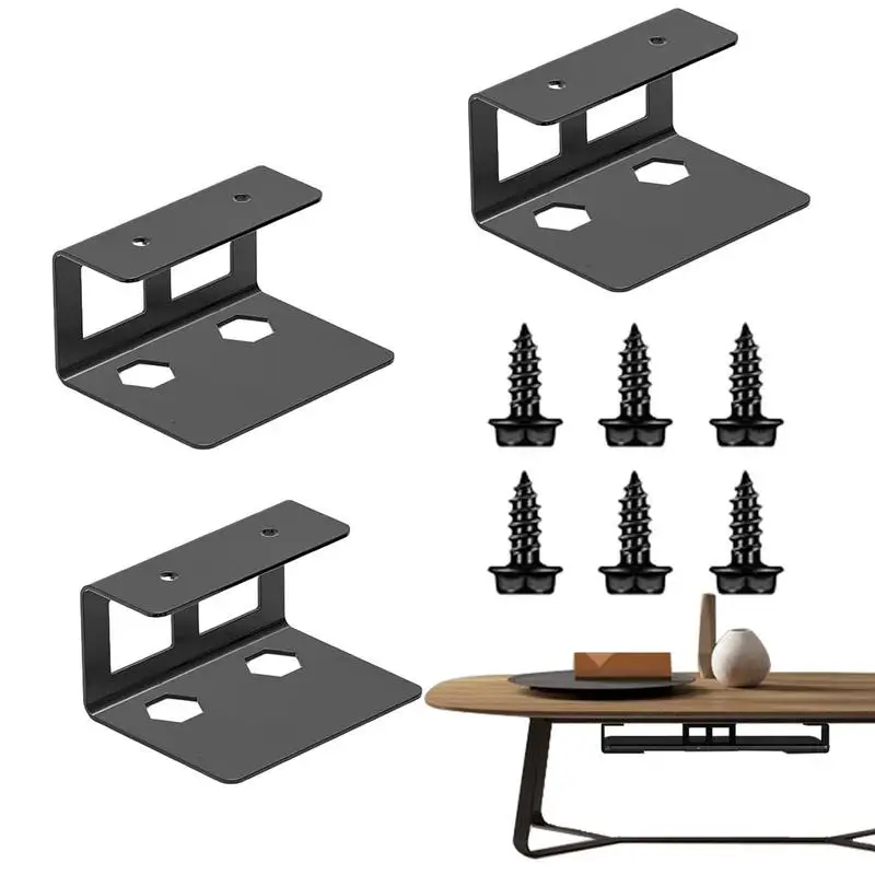 Under Desk Laptop Holder Mount Under Desk Tablet Mounting Brackets Multimedia Device Mount Under Table Hiding Docking Station