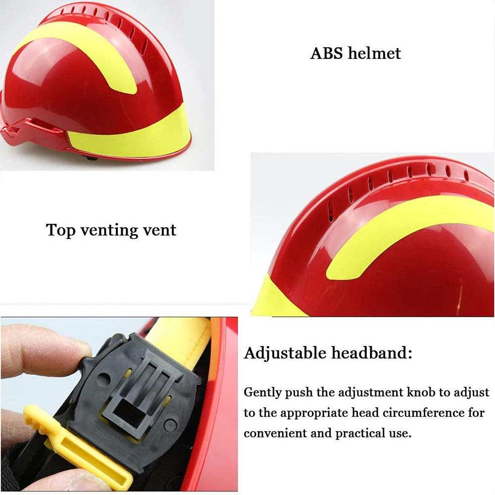 F2 Safety Rescue Helmet Emergency Rescue Fire ABS helmet   Firefighter Protective Helmet