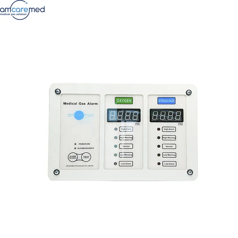 Medical Gas Alarm System With LED Panel For 2 Gases hospital alarm system