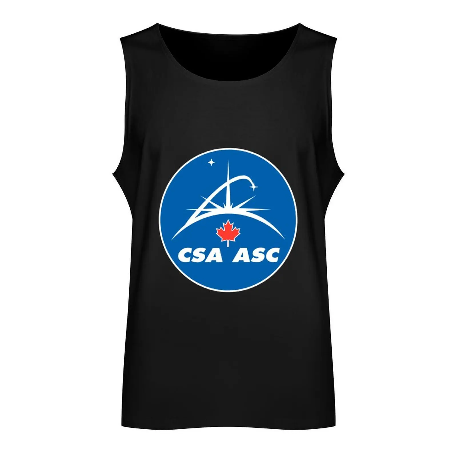 CSA ASC Canadian space Tank Top T-shirt sports anime t-shirts gym accessories man t shirt gym