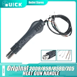 Original Heat Gun Handle para Hot Air Gun, Desoldering solda, substituição da estação de solda, Quick 2008 858 858D