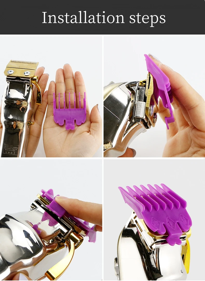 1,5mm 3mm 4,5mm Haarschneidemaschine Wachen Für Wahl Haarschnitt Maschine Friseur Grenze Kamm Elektrische Clippers Schneiden Guide kämme Y1214 – Detail 6