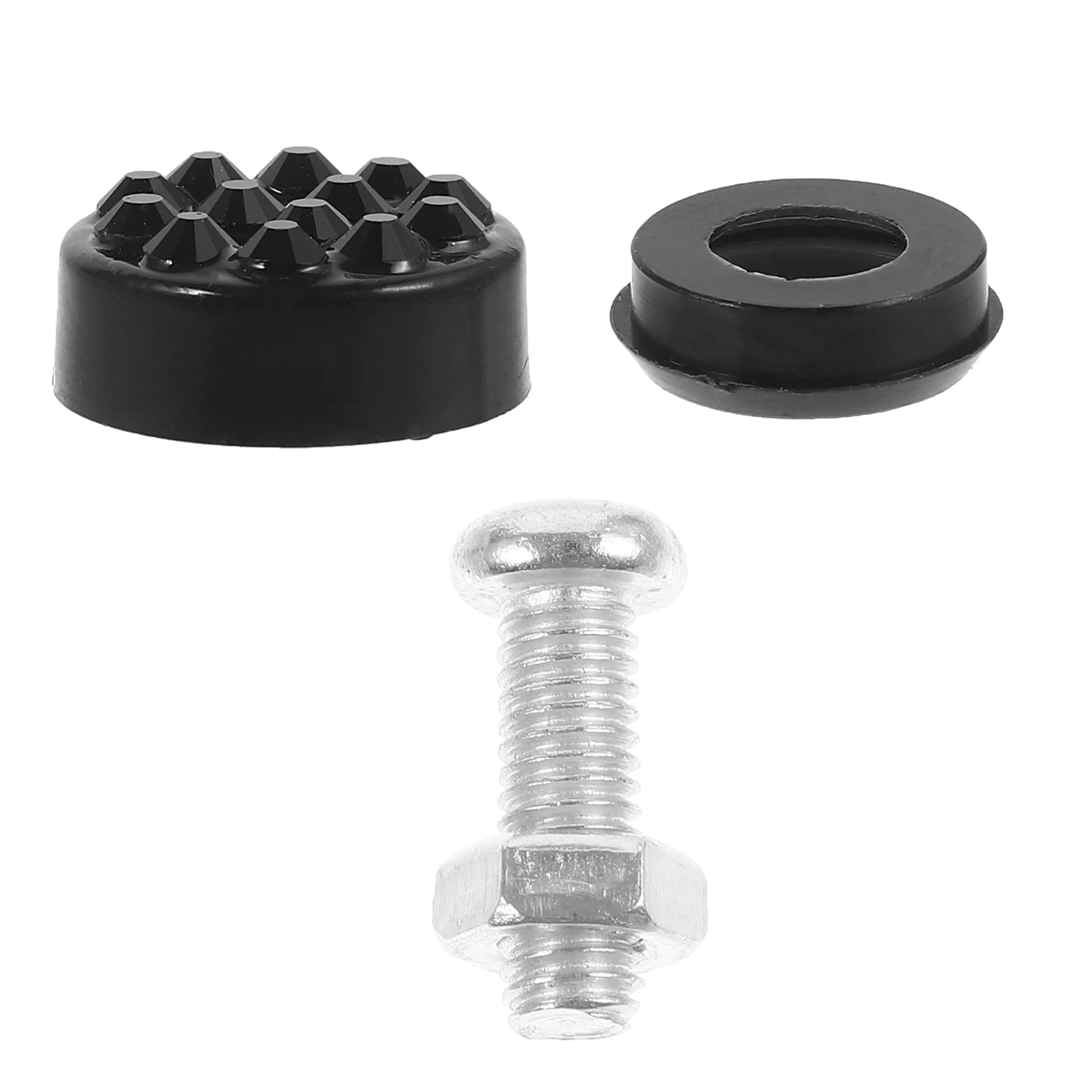 

1 set 1 Set Anti Theft Screw Cap For License Plate Metal Decorative Frame Clips Durable Fixing Screws Car