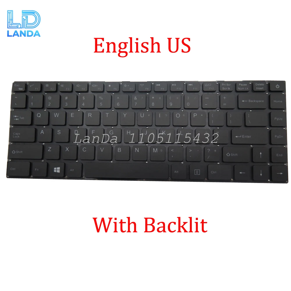 Black Red Pink Gray Blue Keyboard For IGNIQ ByBook 14X IG-BYB14102-A IG-BYB14102 IG-BYB14103 English US No Frame New