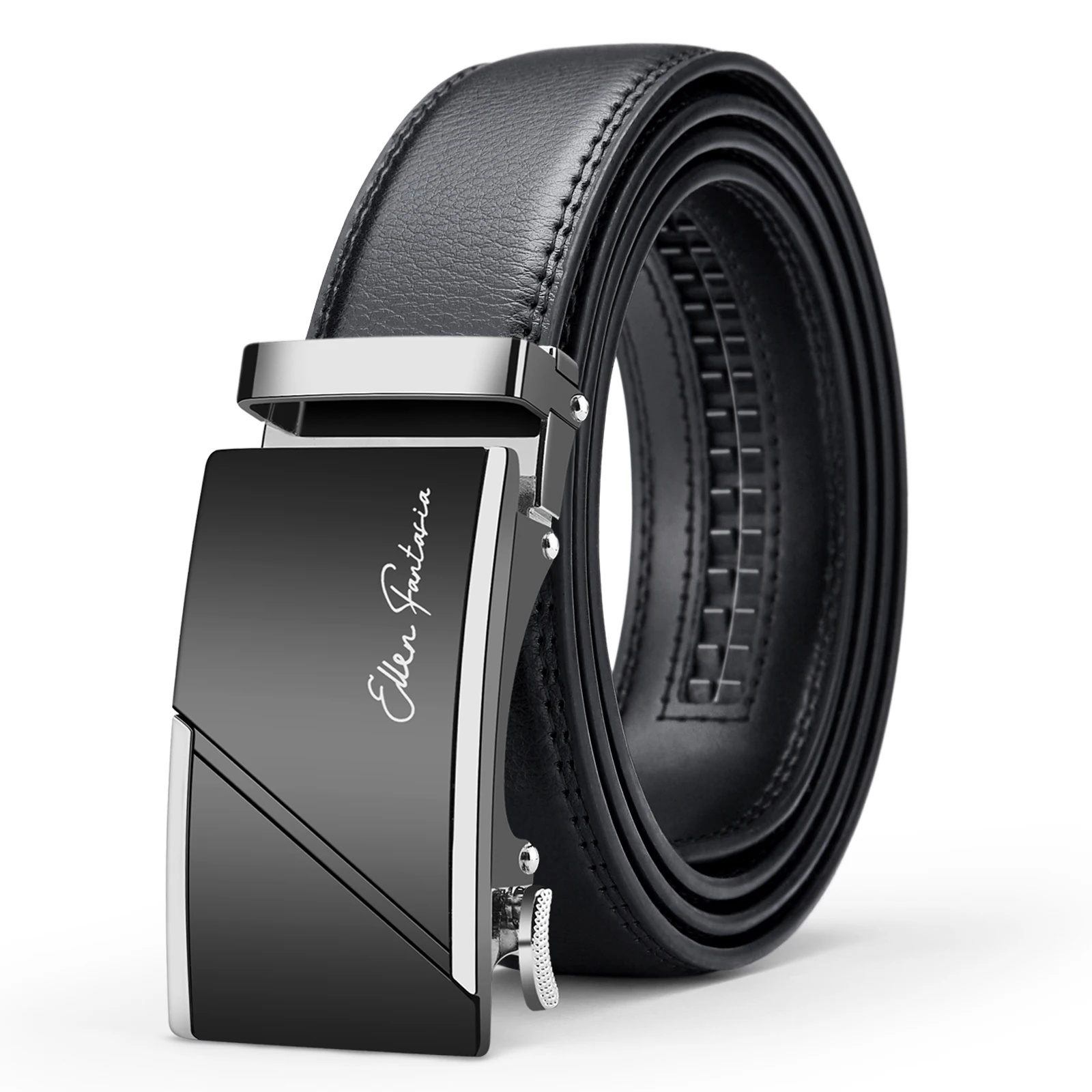 حزام OYIFAN للرجال عالي الجودة من الجلد الطبيعي، أحزمة أوتوماتيكية قابلة للتعديل للرجال، حزام أعمال للرجال