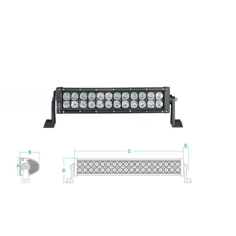 Car LED strip pass, modified strip shot waterproof, truck off-road roof